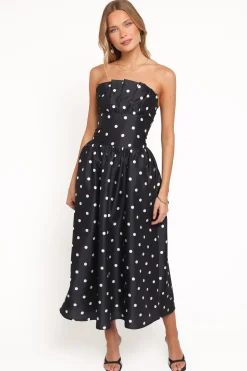 Kimbra Strapless Midi Dress