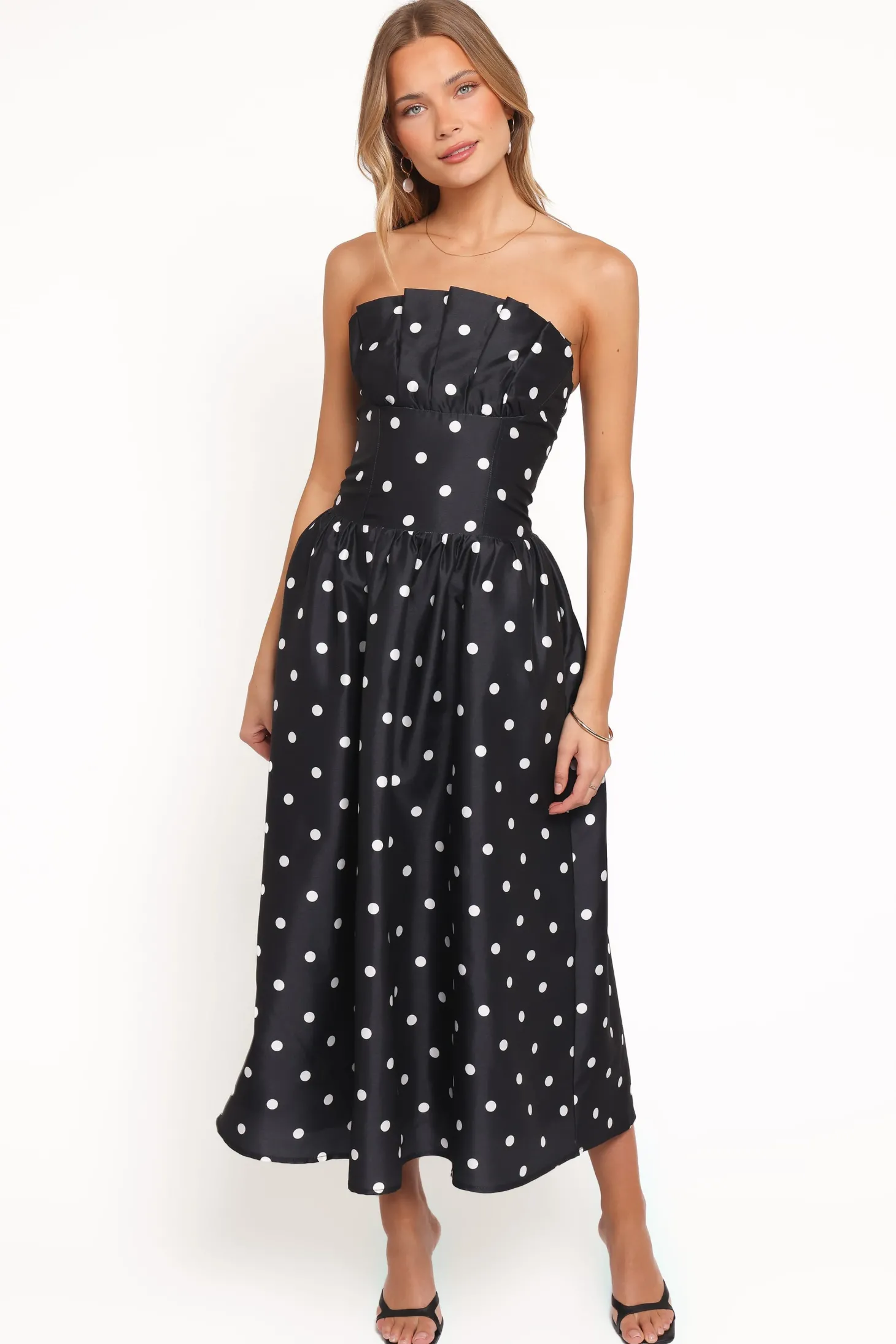 Kimbra Strapless Midi Dress