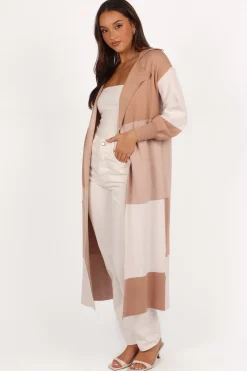 Kingston Large Check Long Cardigan
