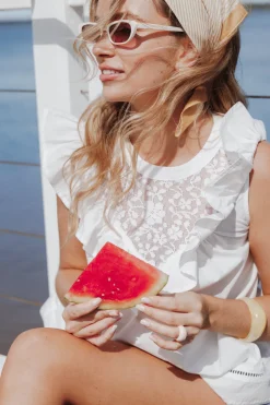 Kiran Ruffle Top