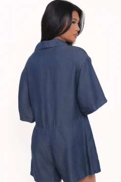 Kiya Denim Romper