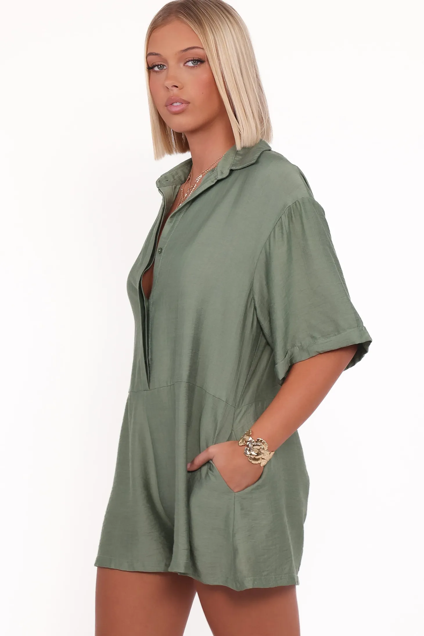 Kiya Drop Waist Romper