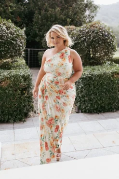Kleo One Shoulder Maxi Dress