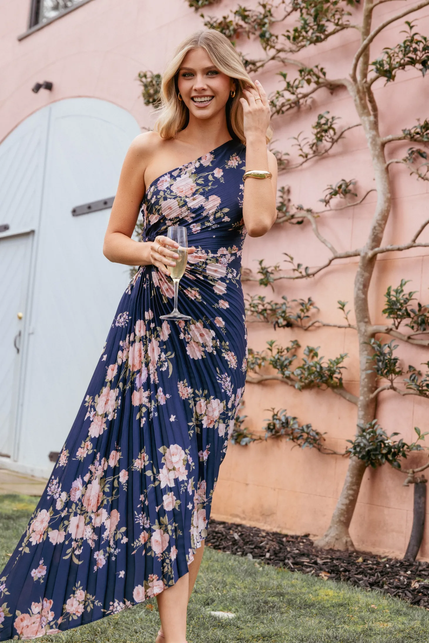 Kleo One Shoulder Maxi Dress