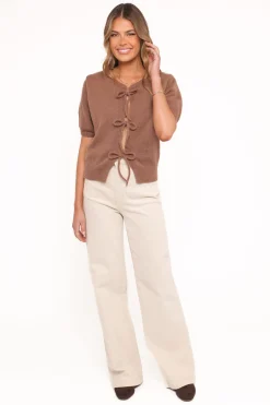 Koskie Tie Knit Top