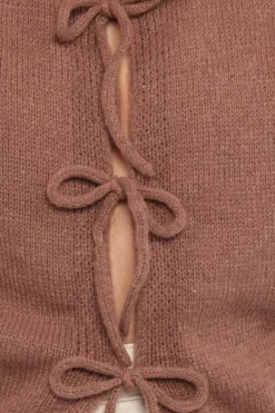 Koskie Tie Knit Top