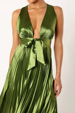 Kris Pleated Maxi Dress