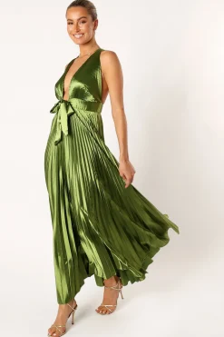 Kris Pleated Maxi Dress