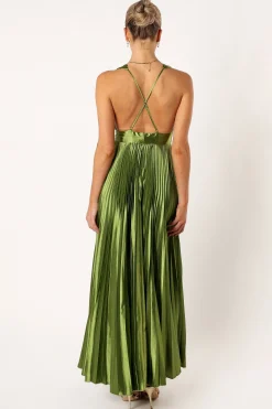 Kris Pleated Maxi Dress