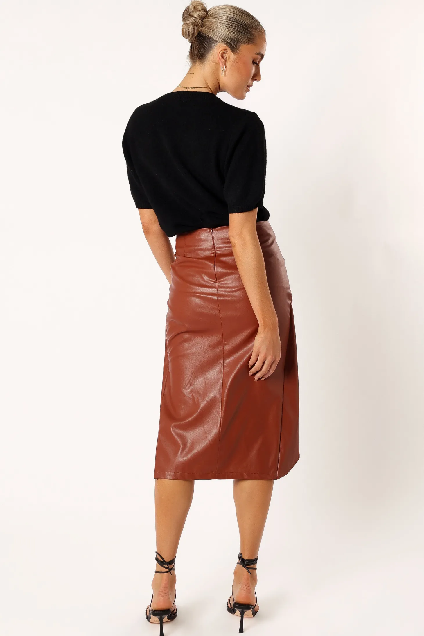 Kristy Vegan Leather Skirt