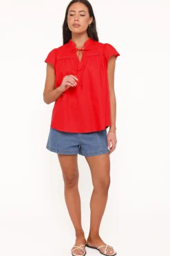 Kylie Flutter Sleeve Top