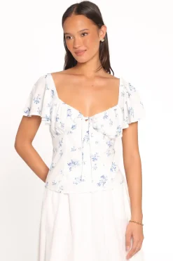 Laeriel Flutter Sleeve Top