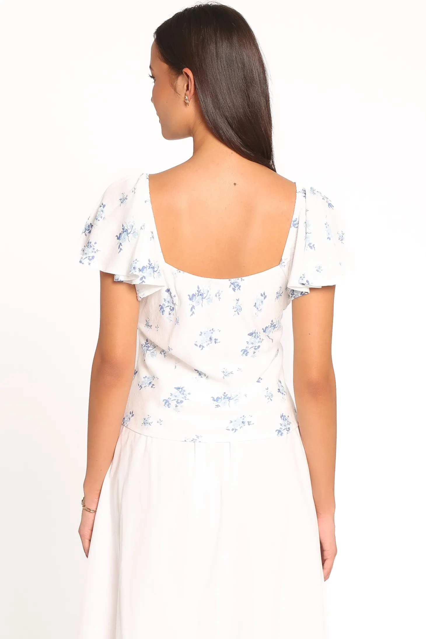 Laeriel Flutter Sleeve Top