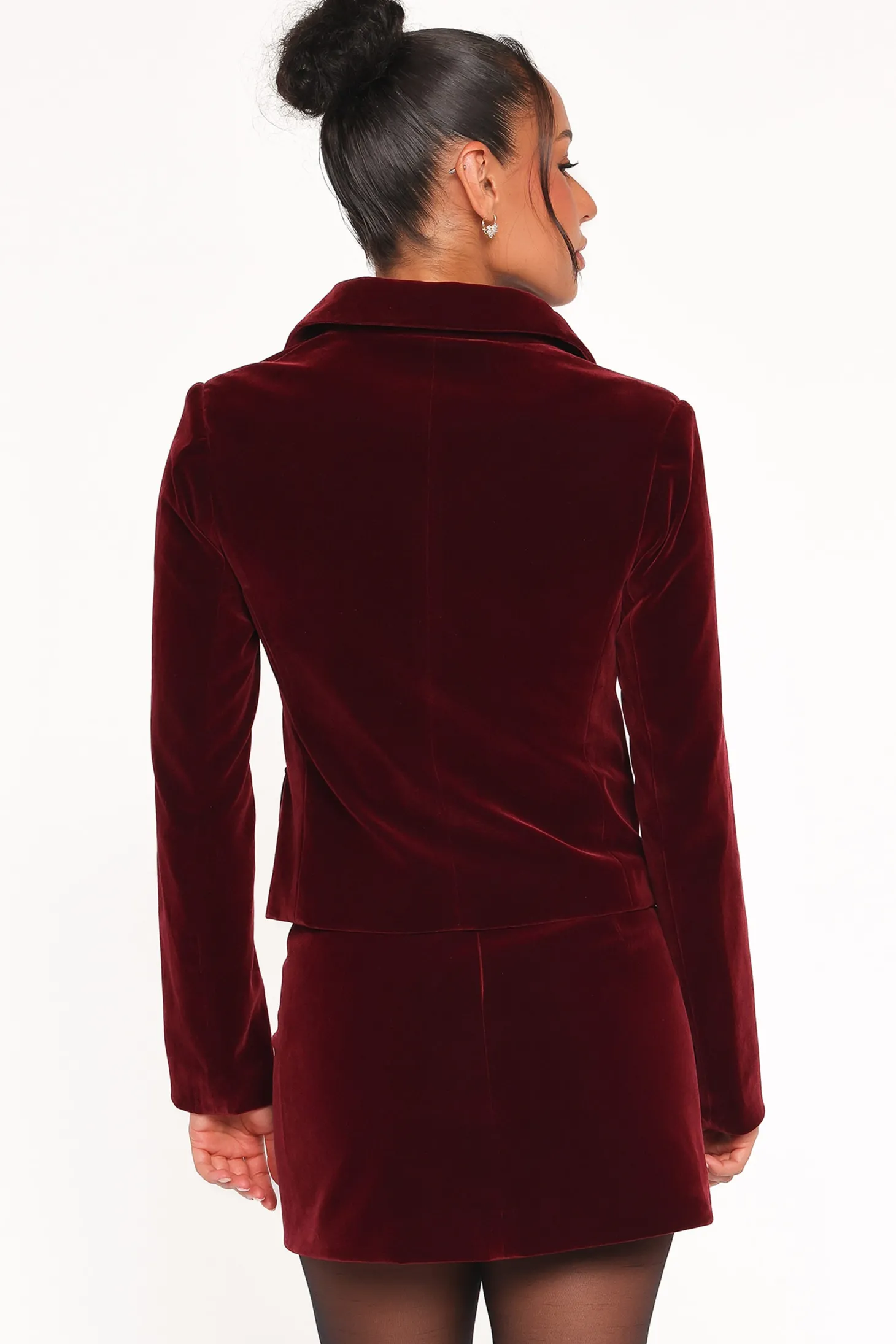 Lainey Velvet Cropped Jacket