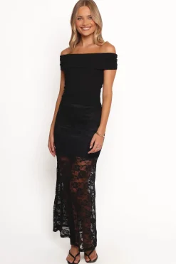 Laken Sheer Lace Maxi Skirt