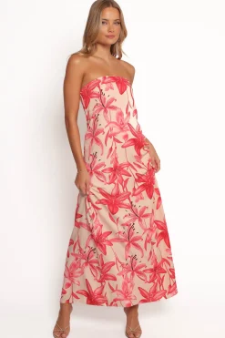 Lani A Line Strapless Maxi Dress
