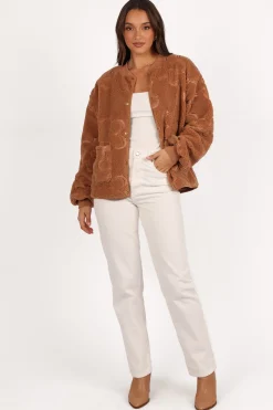 Lasky Flower Pattern Button Down Jacket