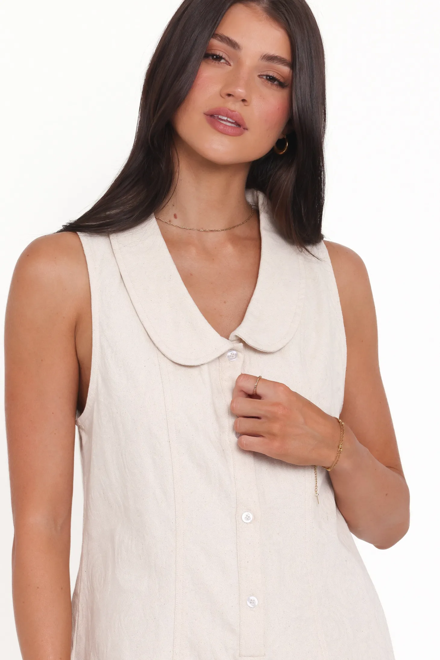 Lavina Collared Romper