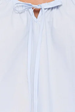 Lawrence Tie Scoop Top