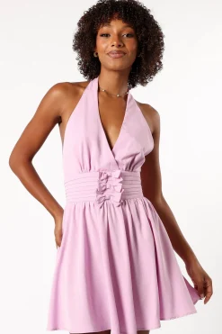 Leigh Halterneck Mini Dress