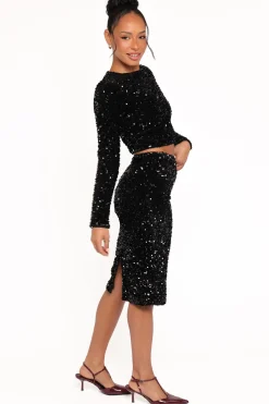 Leilani Midi Sequin Skirt