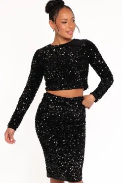 Leilani Midi Sequin Skirt