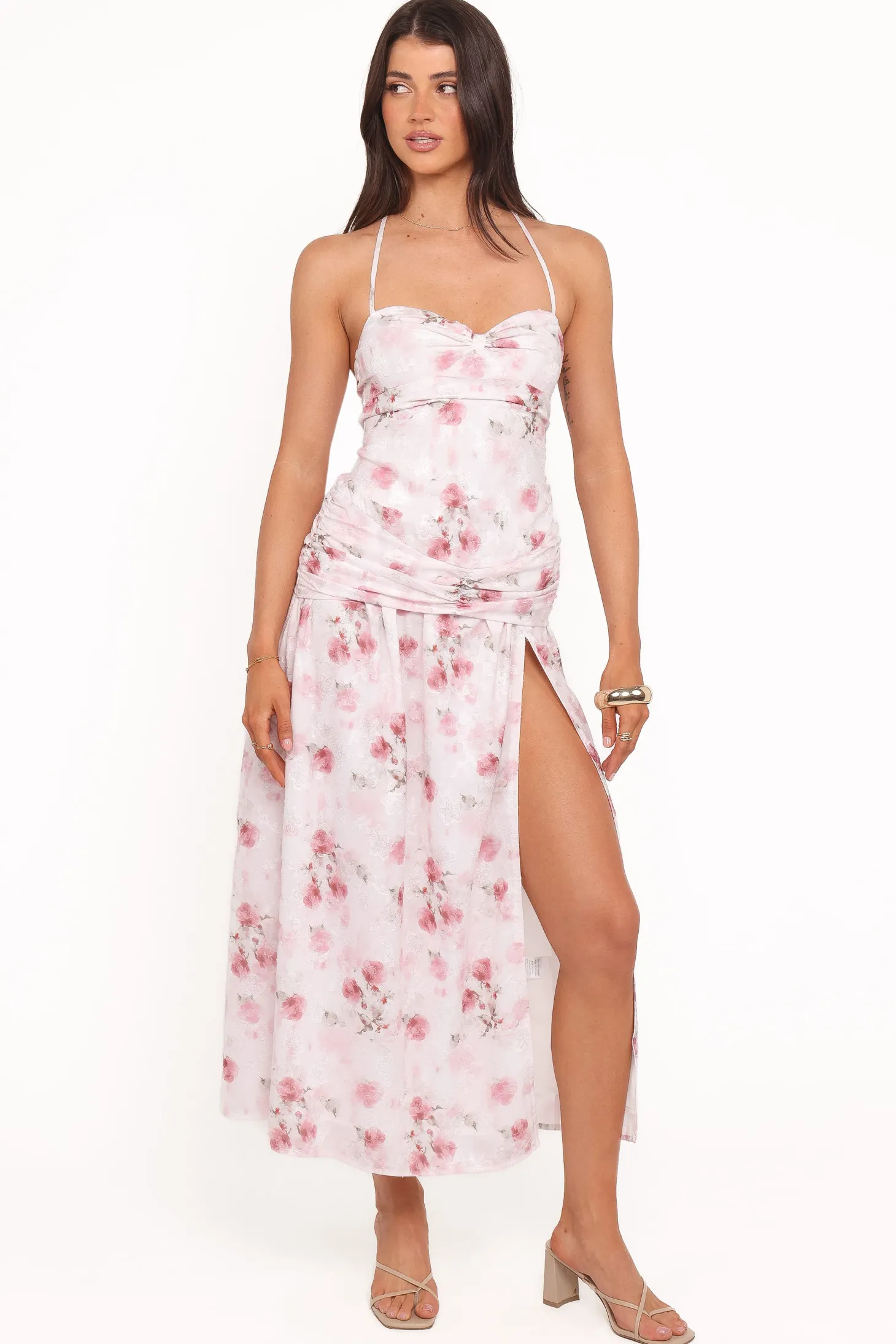 Lelia Halterneck Midi Dress