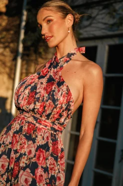 Lennon Halterneck Maxi Dress