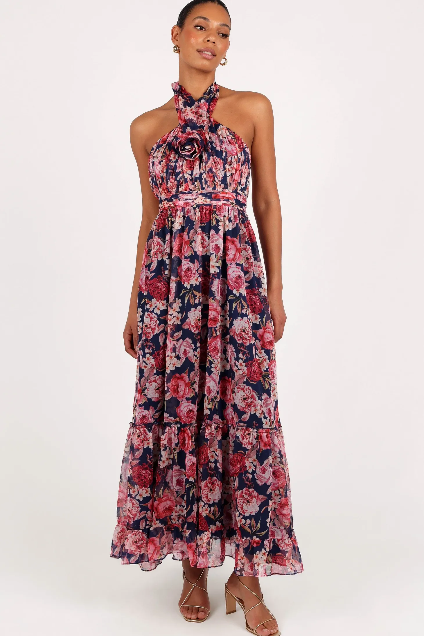 Lennon Halterneck Maxi Dress