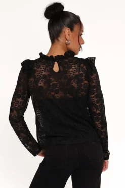 Lettie Lace Ruffle Top