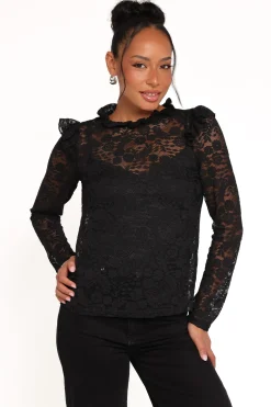 Lettie Lace Ruffle Top