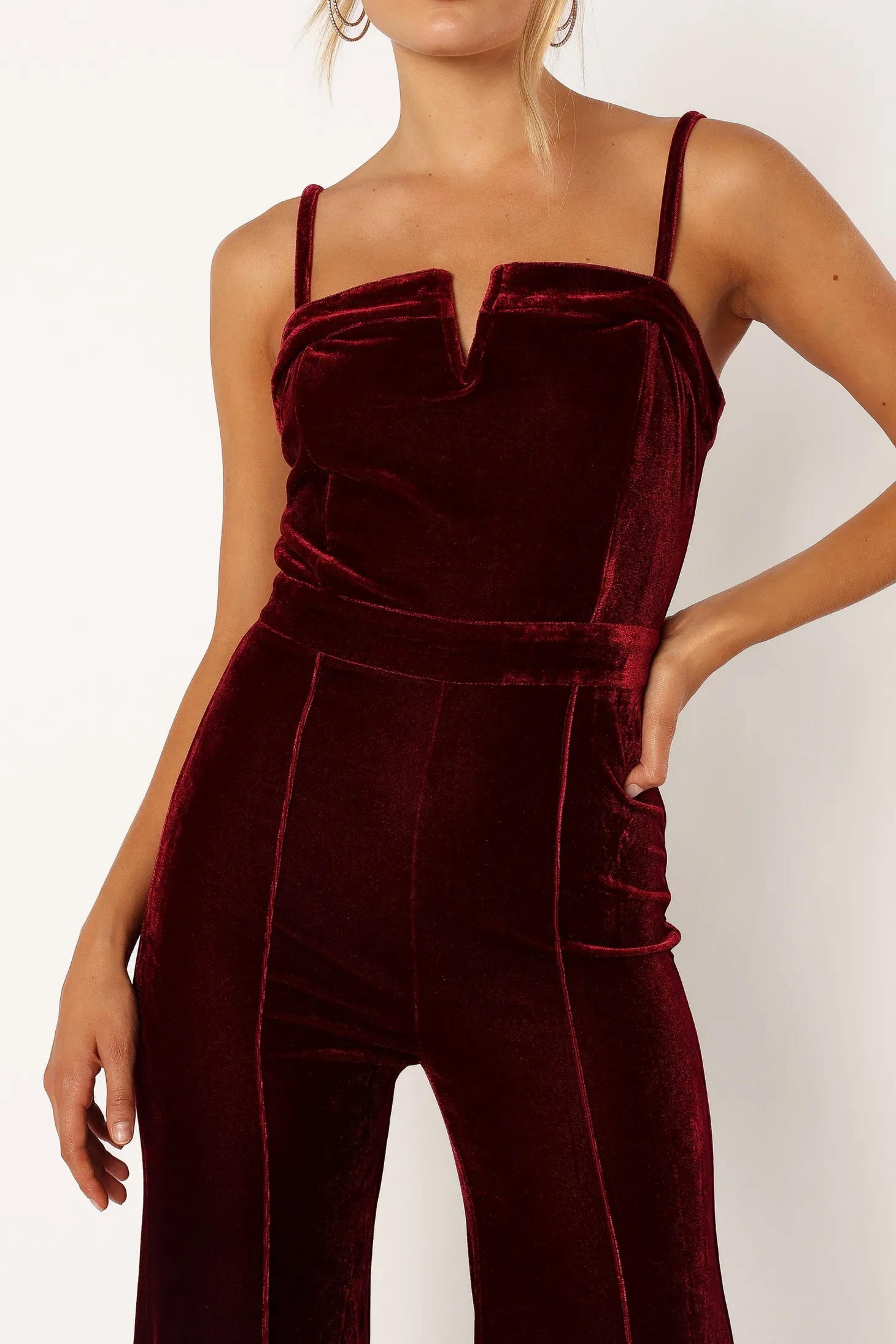 Lexie Velvet Jumpsuit