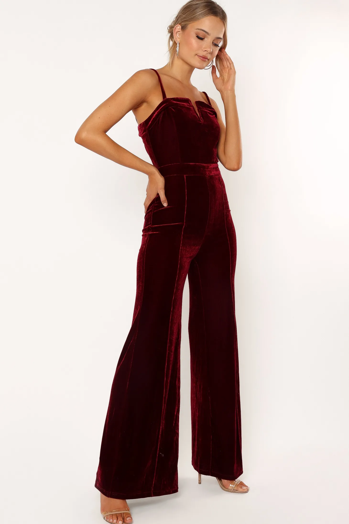 Lexie Velvet Jumpsuit