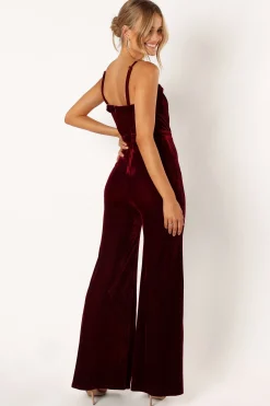 Lexie Velvet Jumpsuit