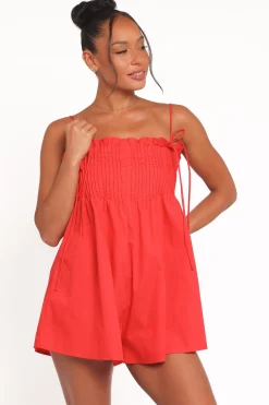 Liora Pleated Romper