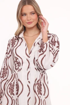 Lira Long Sleeve Midi Dress