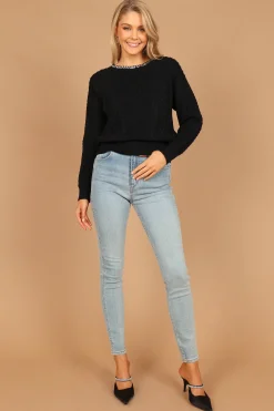 Liv Chain Detail Knit Sweater