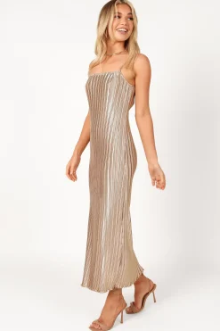 Liza Pleated Maxi Dress