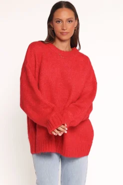 Lloyd Oversized Crew Knit Sweater