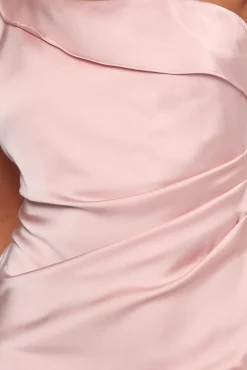 Lolana Draped One Shoulder Dress