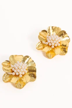 Lola Pearl Flower Earrings