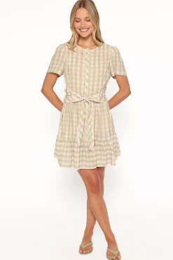 Lorry Tie Front Mini Dress
