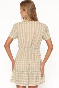 Lorry Tie Front Mini Dress