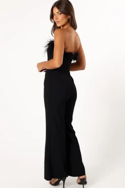 Louise Feather Trim Jumpsuit