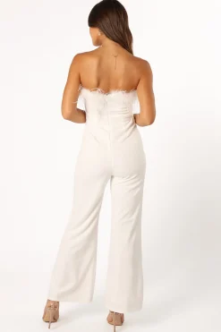 Louise Feather Trim Jumpsuit