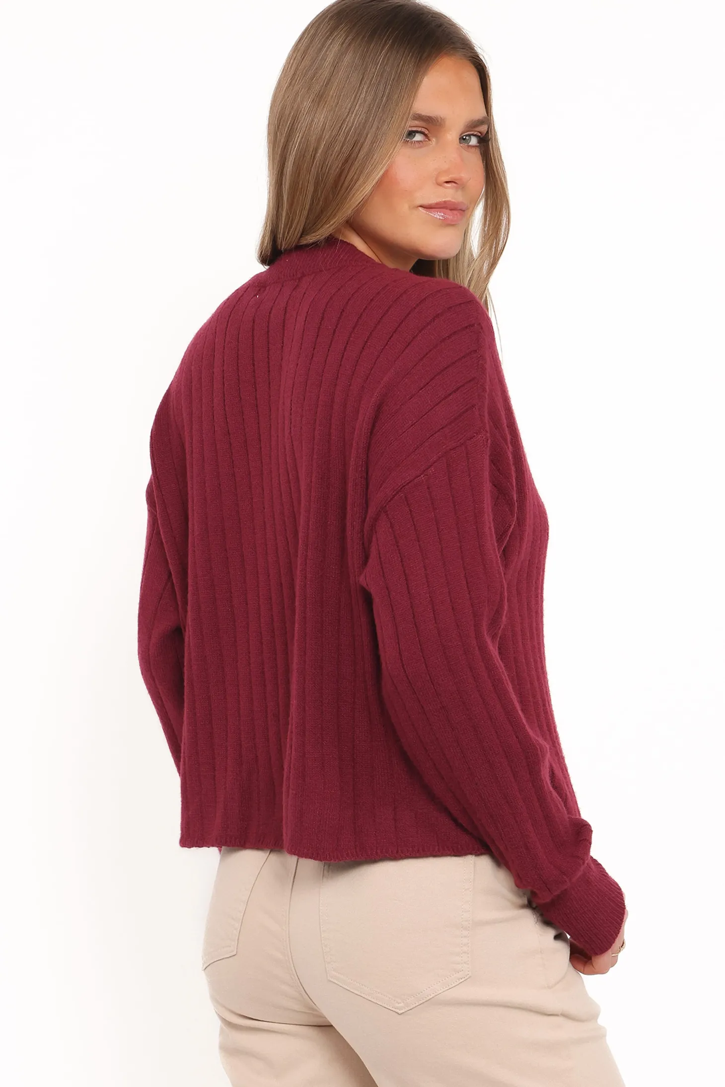 Loulani Heart Button Cardigan
