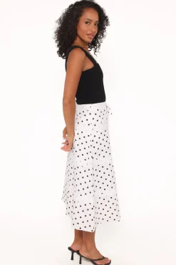 Lucia Tiered Midi Skirt