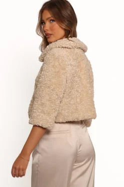 Lucie Faux Fur Crop Jacket