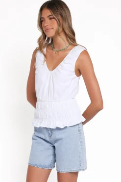 Lucilla Shirred Waist Top