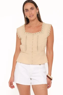 Luke Button Top